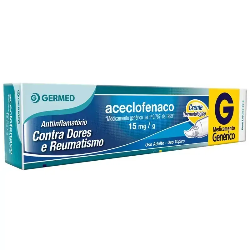 Aceclofenaco 15mg/g Creme Germed Caixa 30g