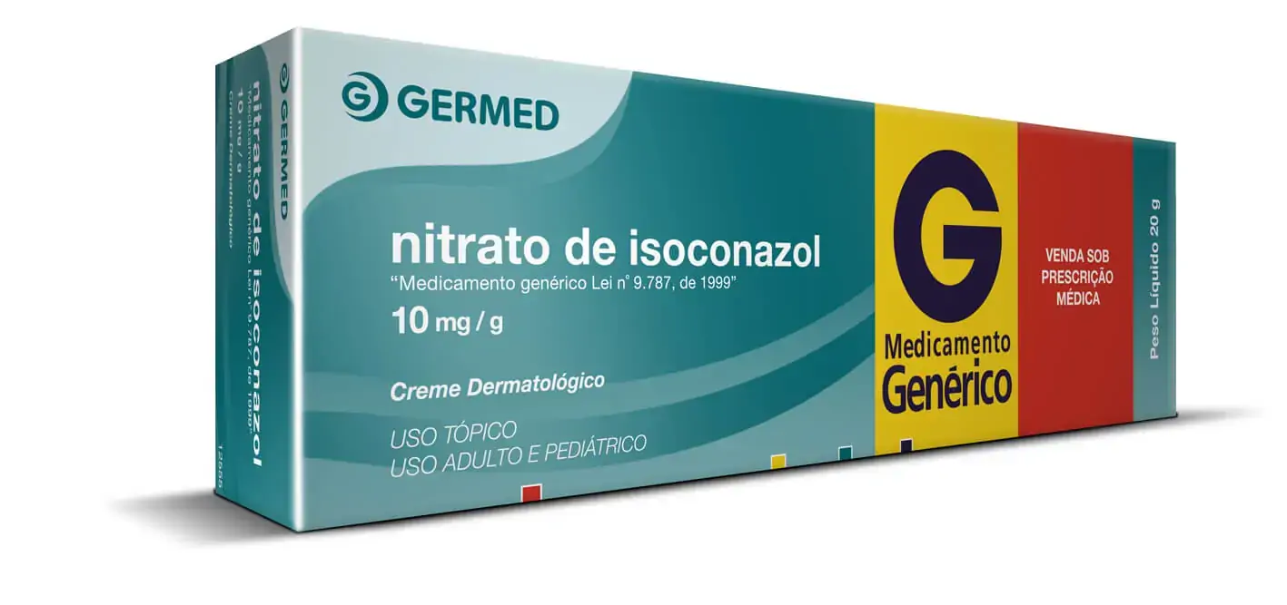 Nitrato De Isoconazol 10 Mg/g Creme Dermatológico Germed Pharma Genérico