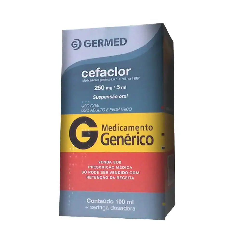Cefaclor 250 Mg/ml Suspensão Oral Germed Pharma Genérico