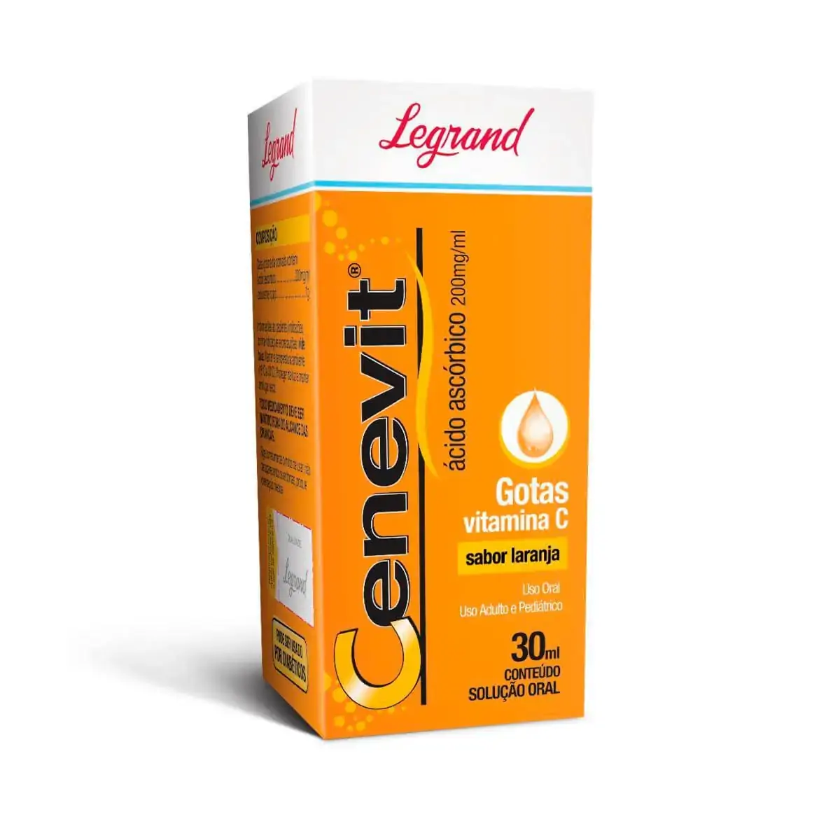 Cenevit Legrand 200mg/ml Laranja Caixa 30ml Solução Oral