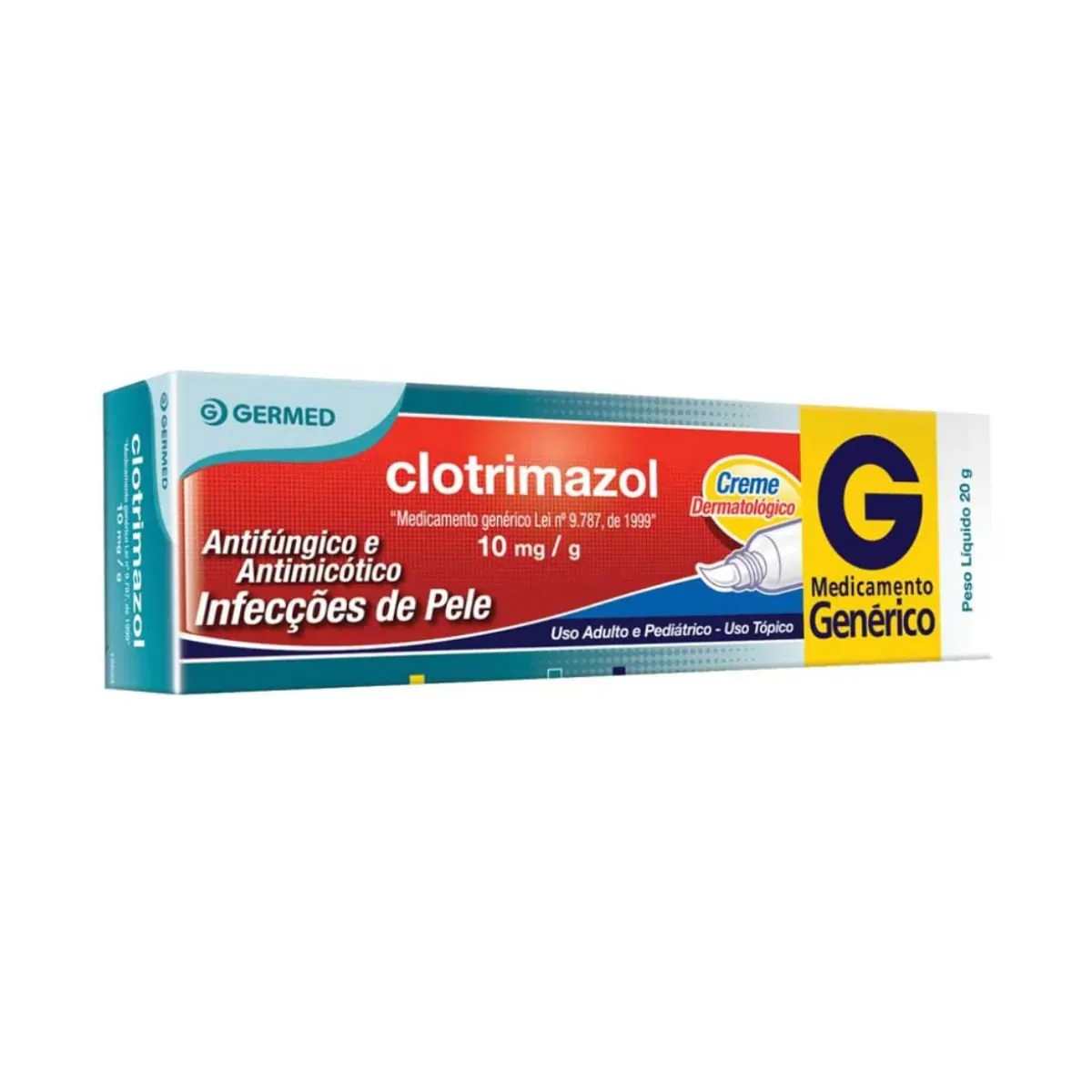 Creme Dermatológico Clotrimazol Germed 20g