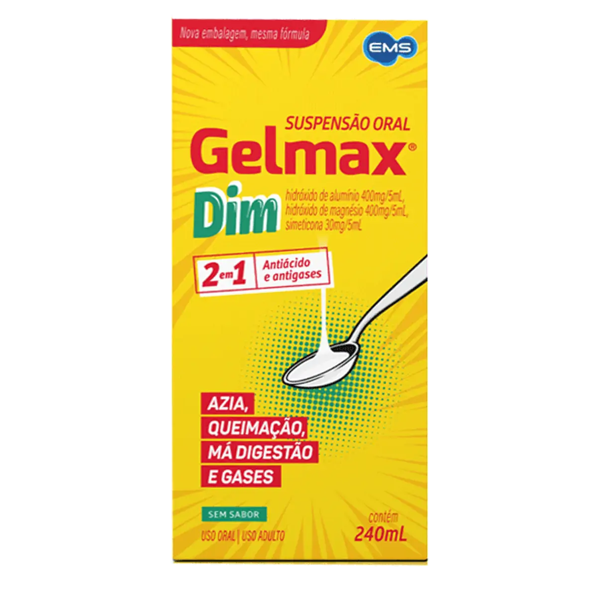 Gelmax Dim Ems Caixa 240ml
