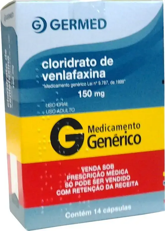 Cloridrato De Venlafaxina 150 Mg 14 Cápsulas Germed Pharma Genérico