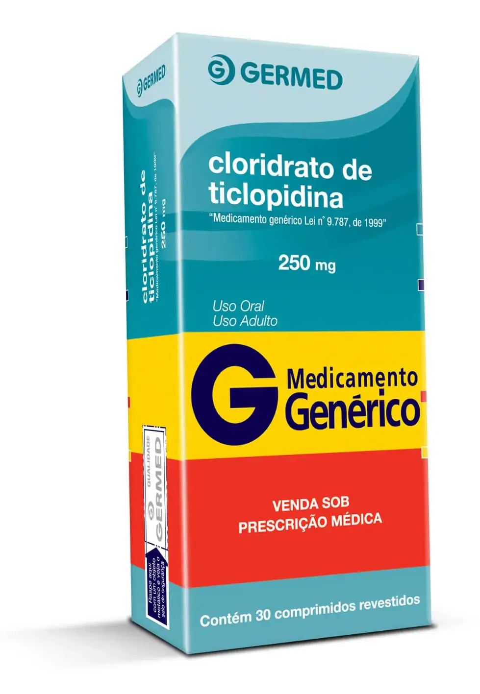 G Ticlopidina 250Mg 30Comp Ger