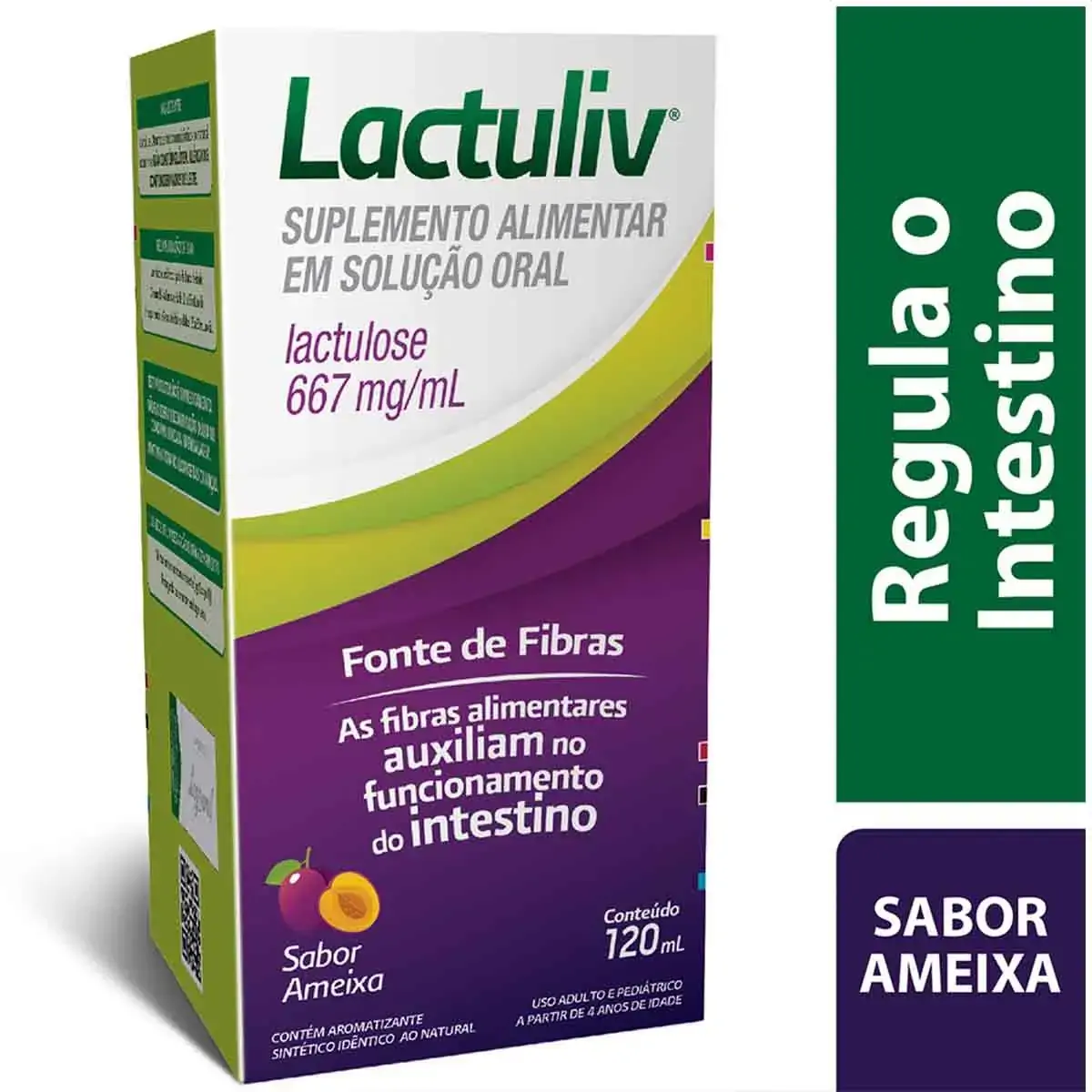 Xarope Lactuliv 667mg/ml Ameixa Legrand Caixa 120ml
