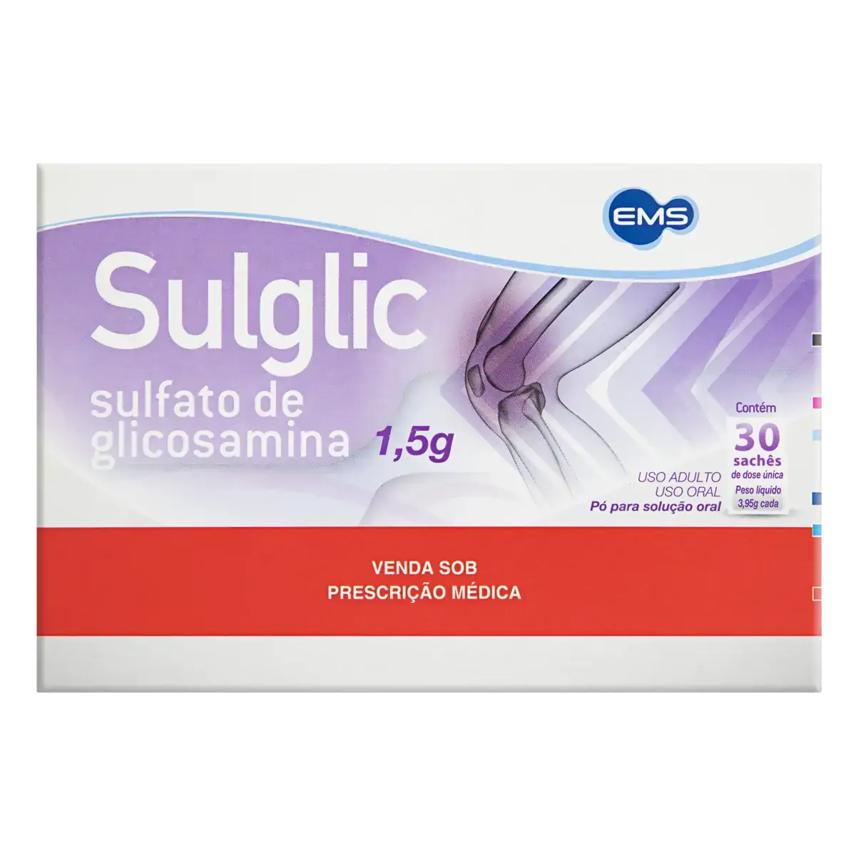 Sulglic 1,5g Ems Caixa 30 Unidades