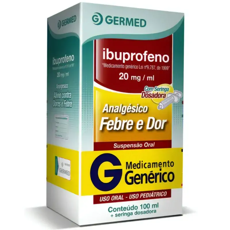 Ibuprofeno 20 Mg/ml Suspensão Oral Germed Pharma Genérico