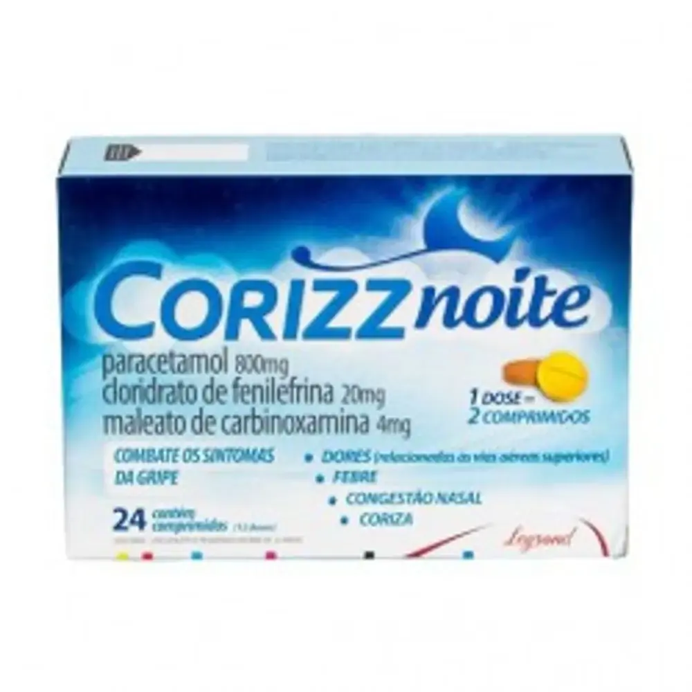 Corizz Noite Caixa 3bl X 8 Comp