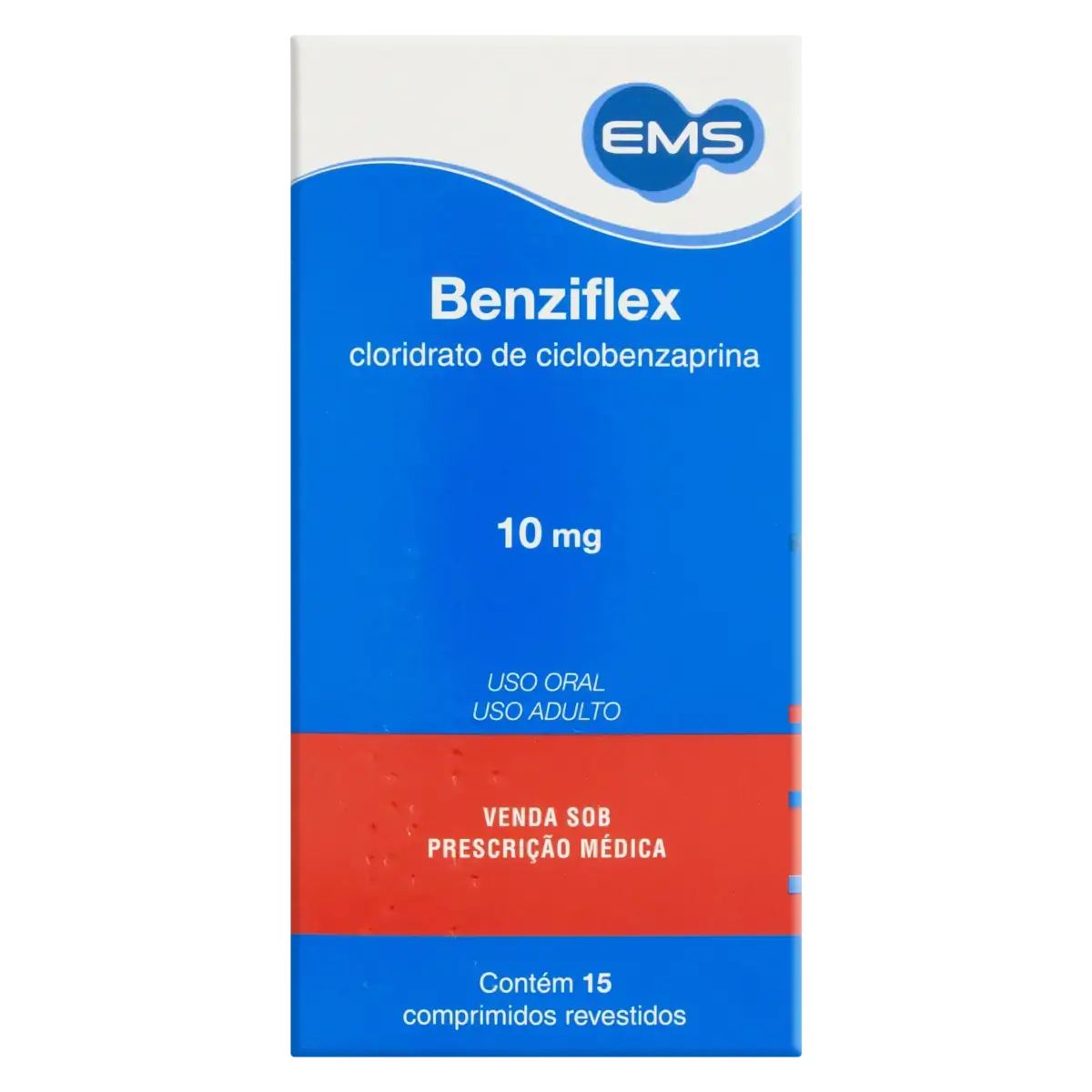 Benziflex 10mg Ems Caixa 15 Comprimidos Revestidos