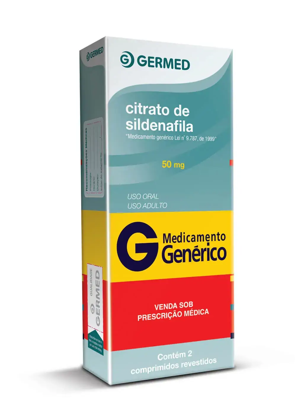 G Sildenafila 50Mg 2 Comp Ger