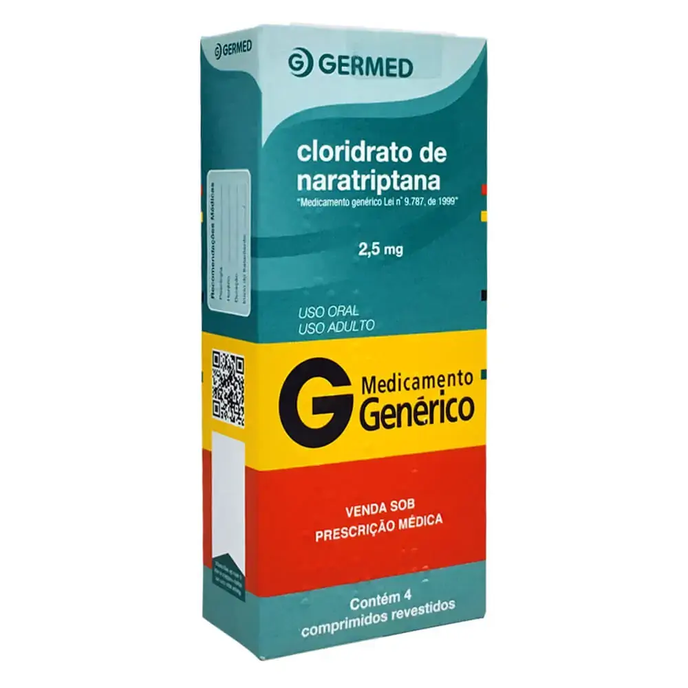 G Naratriptana 25Mg 4Comp Ger