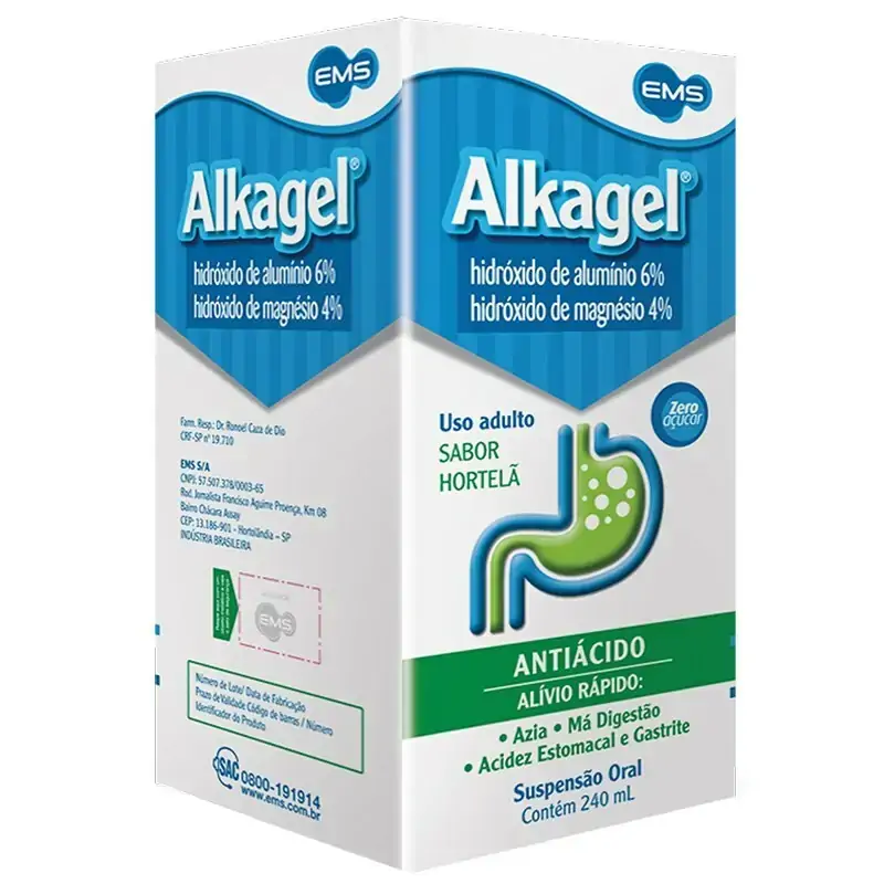 Alkagel Menta Susp Oral
