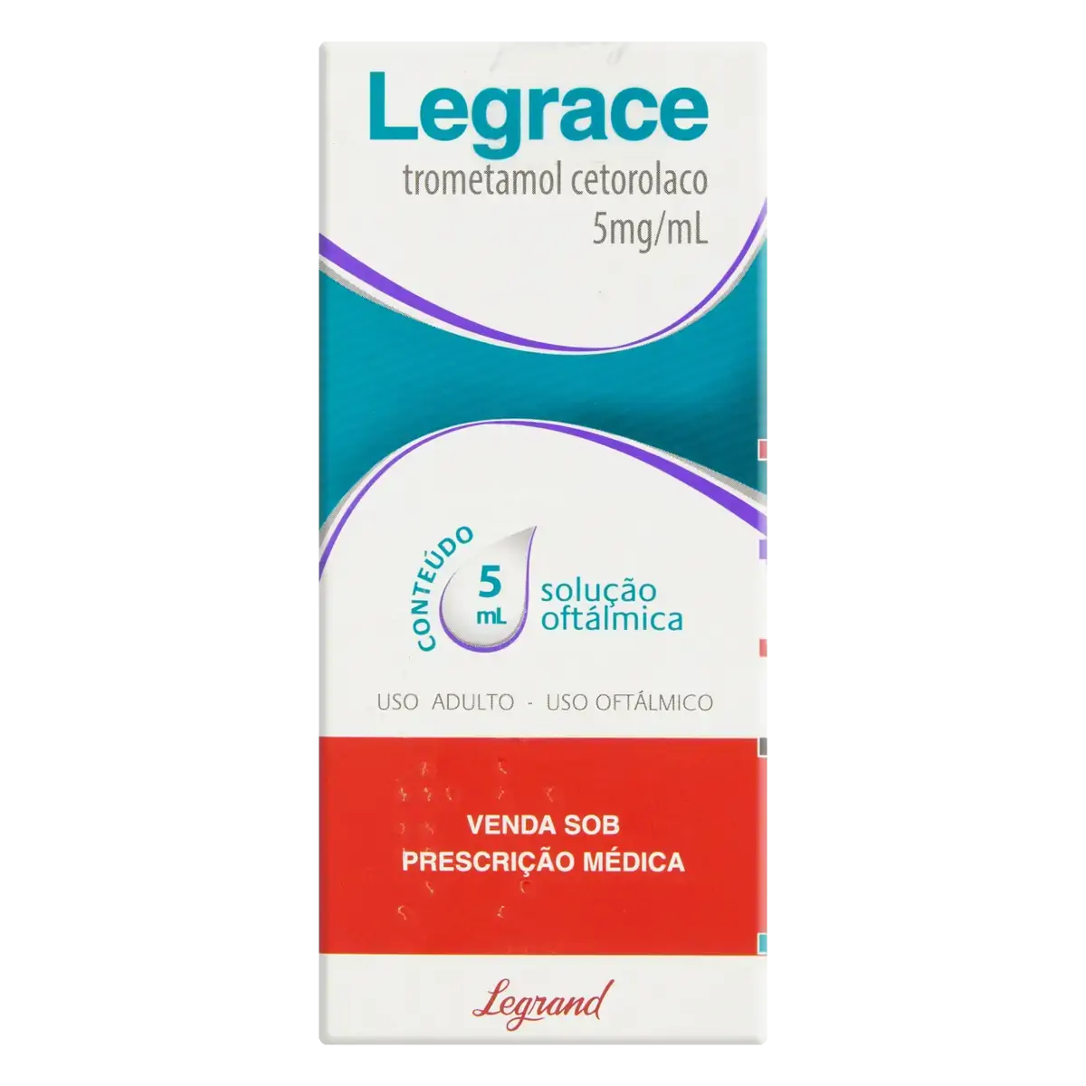 Legrace 5mg/ml Legrand Caixa 5ml Solução Oftálmica