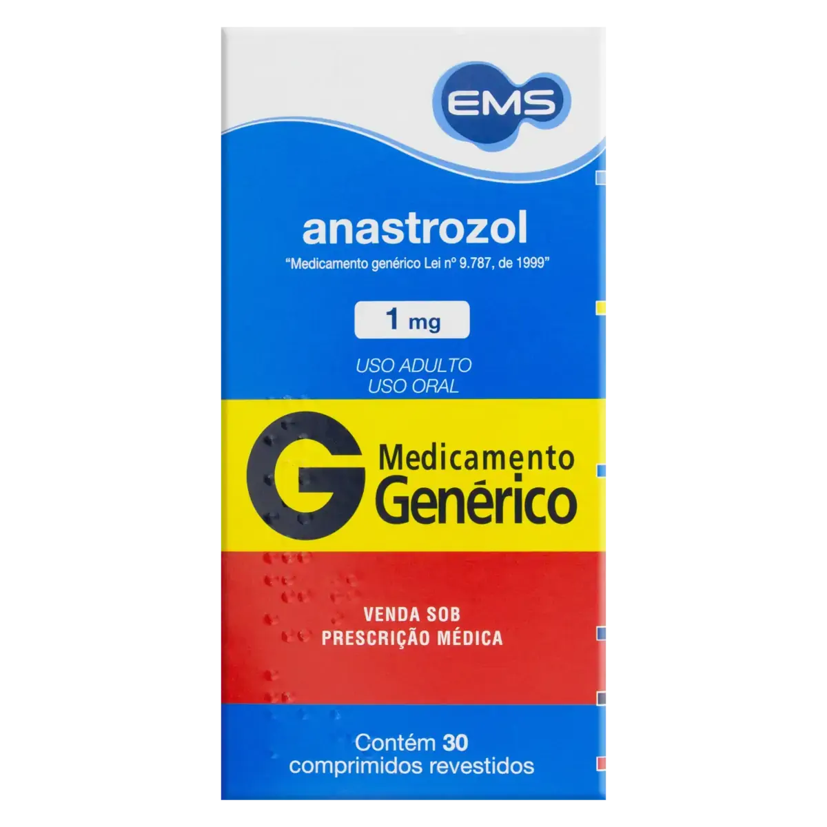 G Anastrozol 1Mg 30C Omp Ems