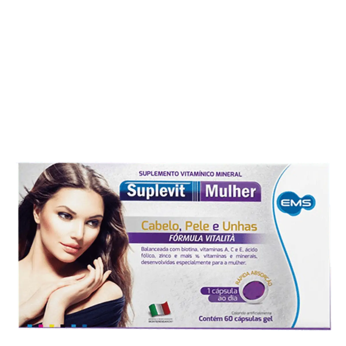 Suplemento Alimentar Suplevit Mulher EMS 60 Cápsulas