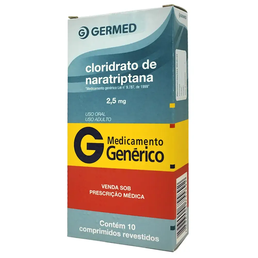 G NARATRIPTANA 25MG 10COMP GER