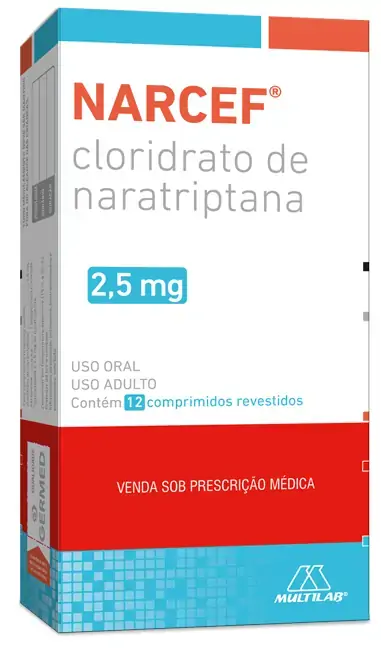 Narcef 2,5mg Cx 12 Comp Rev