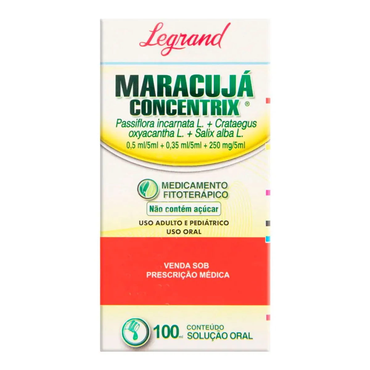 Maracuja Concentrix S/ Acucar C/100ml Crat Oxy Passiflora L