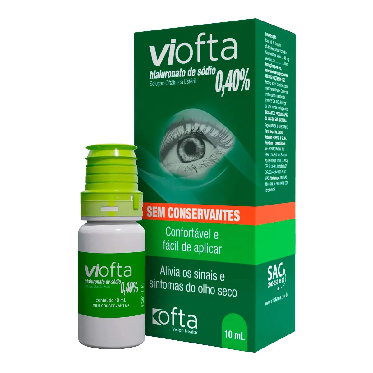 Viofta Solucao Oftalmica Com 10ml