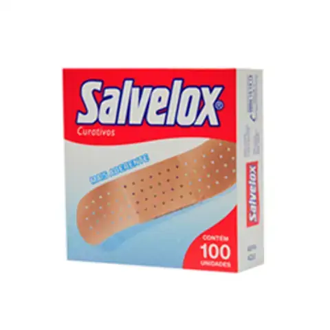 Curativos Salvelox C/100 Unidade