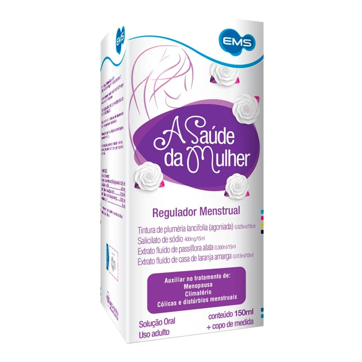 A Saúde Da Mulher Ems Caixa 150ml Solução Oral Copo Dosador