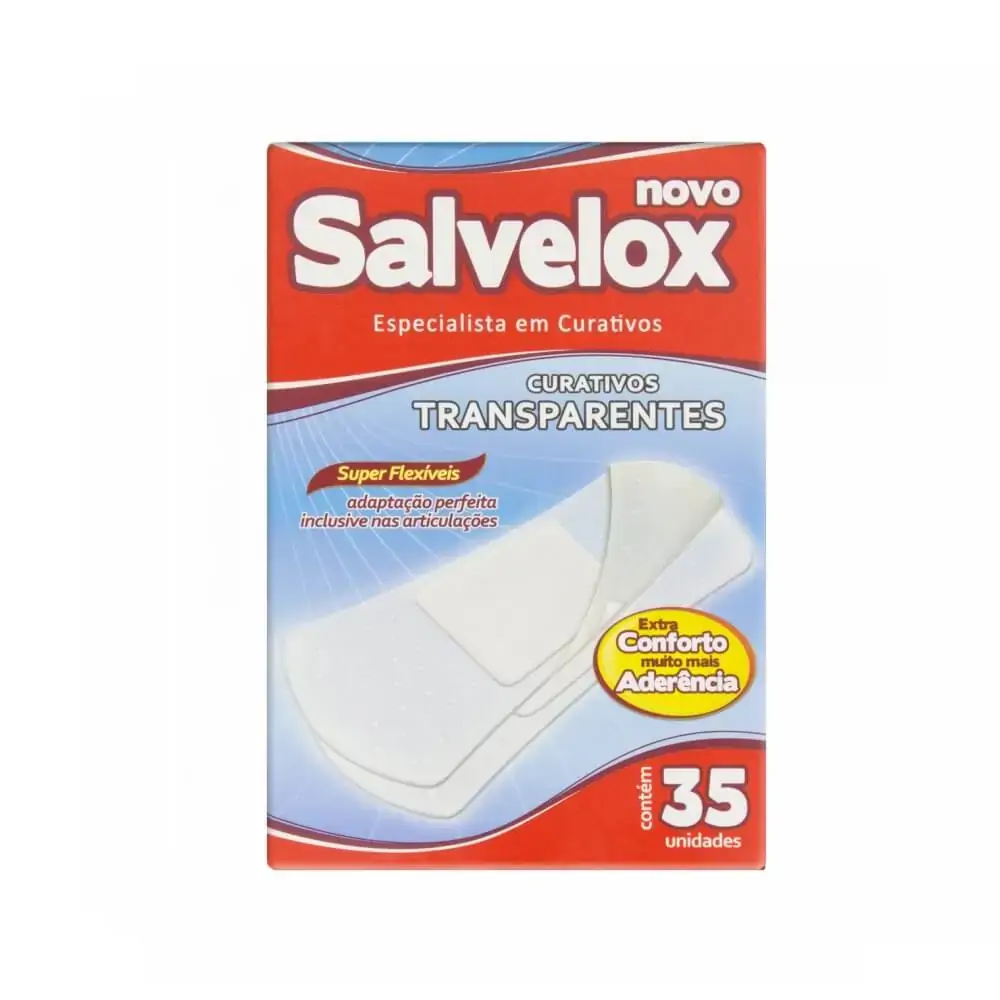 Curativo Transparente Salvelox Caixa 35 Unidades