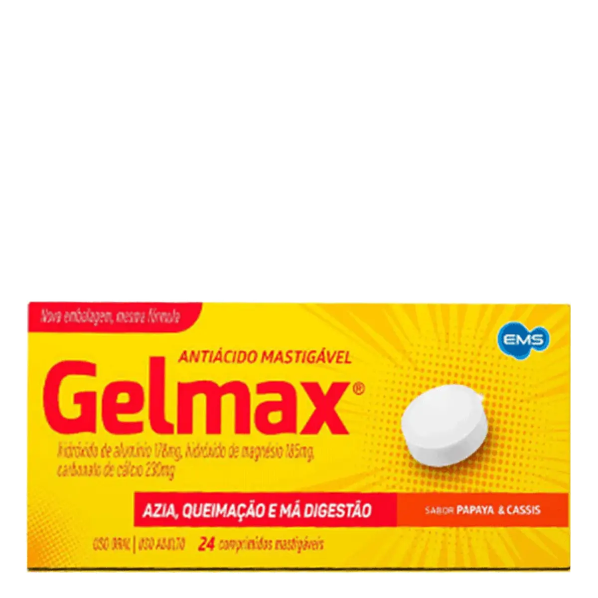 Gelmax Papaya/cassis Mast 24comp