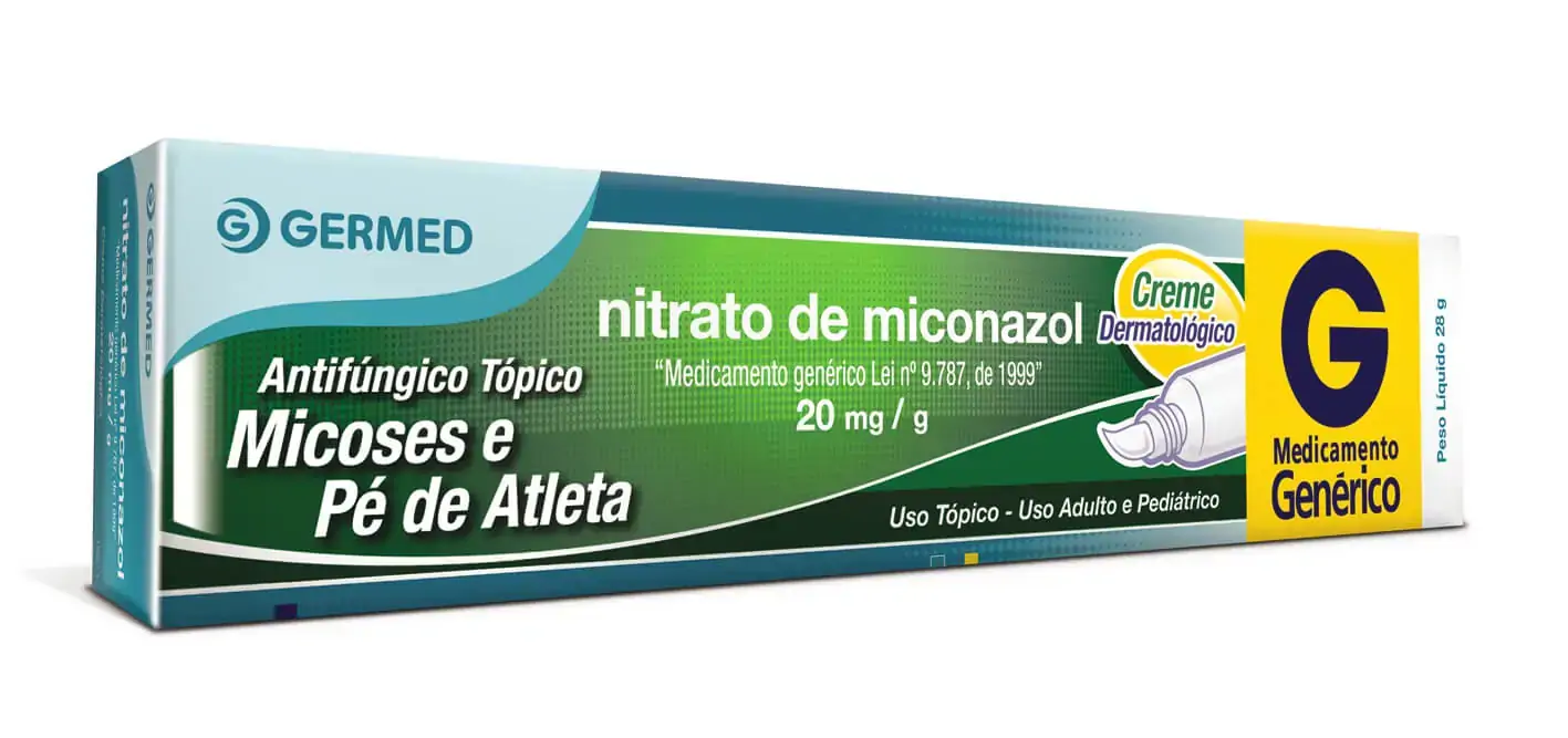 Nitrato De Miconazol 20 Mg/g Creme Dermatológico Germed Pharma Genérico