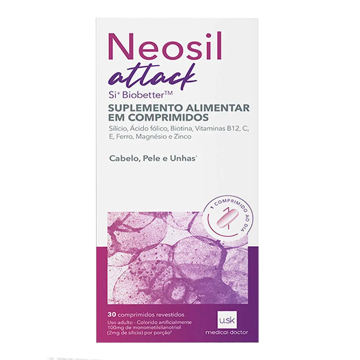 Neosil Attack Com 30 Comprimidos