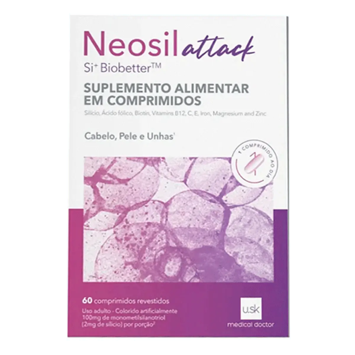 Neosil Attack Com 60 Comprimidos