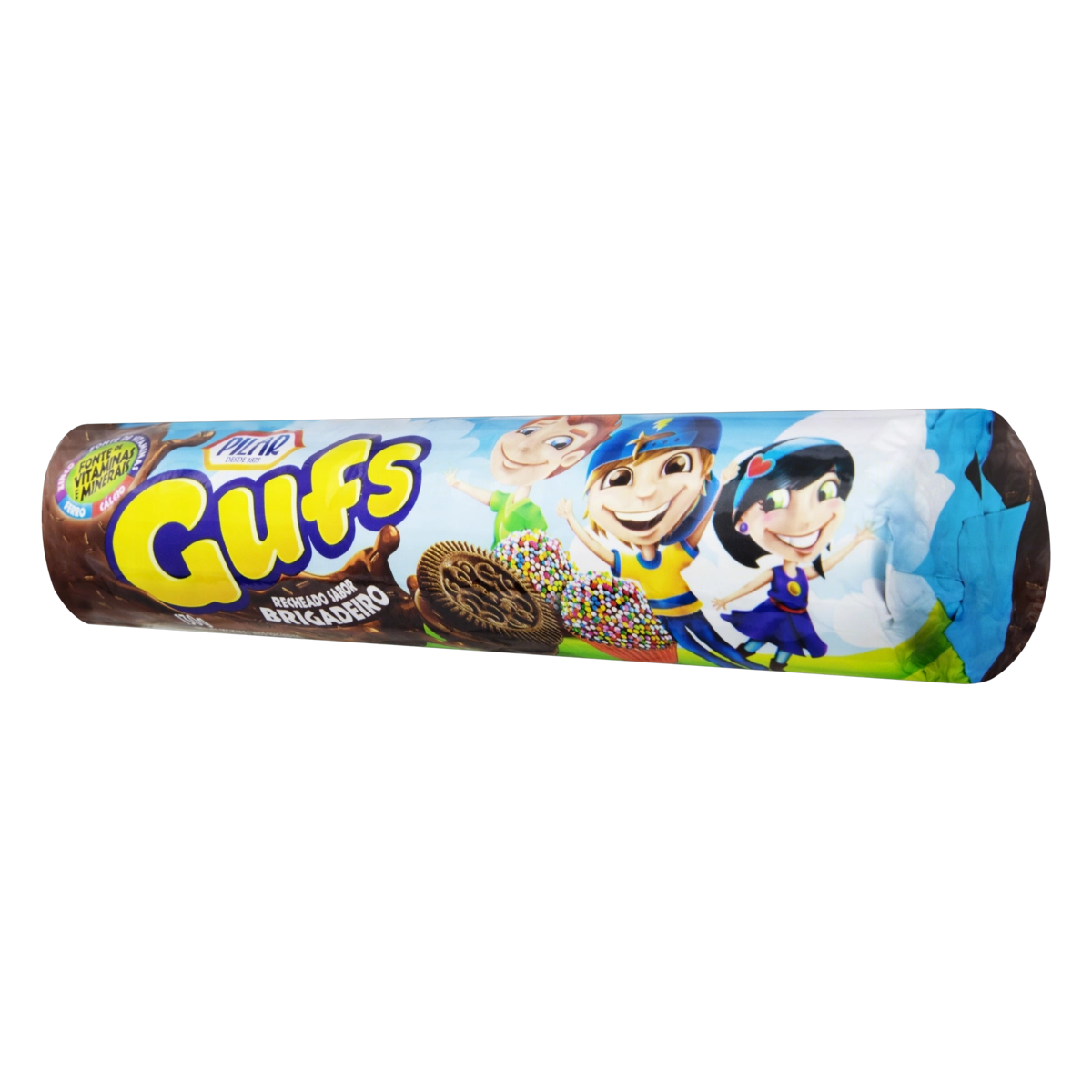 Biscoito Recheio Brigadeiro Pilar Gufs Pacote 130g