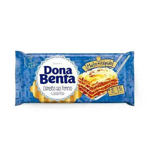 Lasanha Direto Forno 12 Unidades 200g Dona Benta
