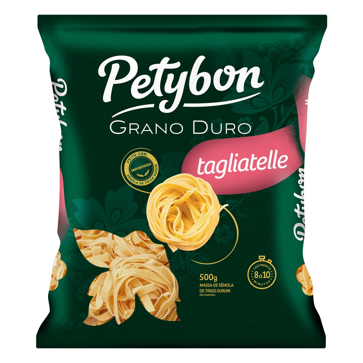 Macarrão De Sêmola De Trigo Grano Duro Tagliatelle Petybon Pacote 500g