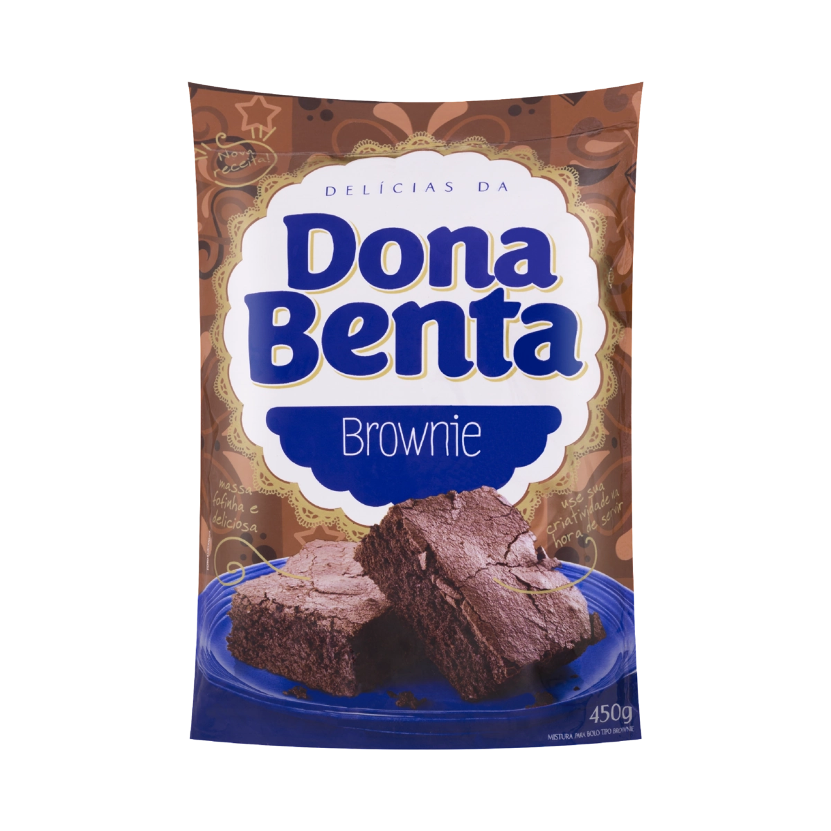 Mistura Para Bolo Brownie Dona Benta Delícias Sachê 450g