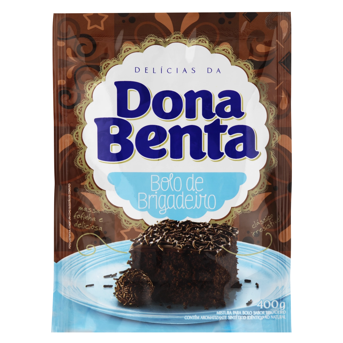 Mistura Para Bolo Brigadeiro Dona Benta Sachê 450g