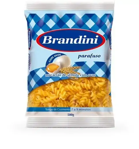 Mac Parafuso Brandini Semola C Ovos 500g