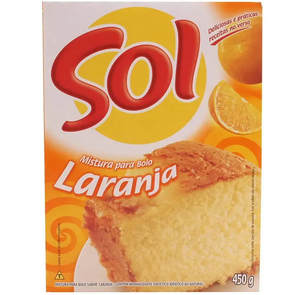 Mist.bolo Sol 400gr Laranja Sch