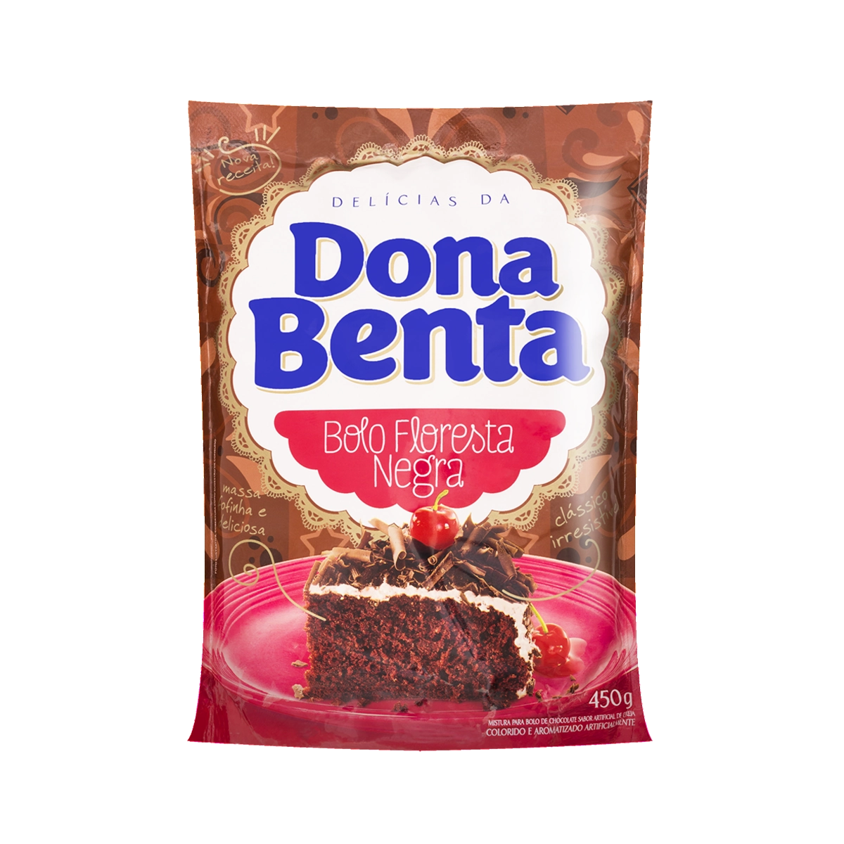 Mistura Para Bolo Floresta Negra Dona Benta Sachê 450g