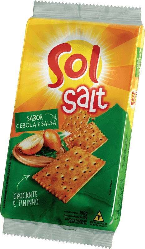 Bisc Salt Cebola E Salsa Sol 150g