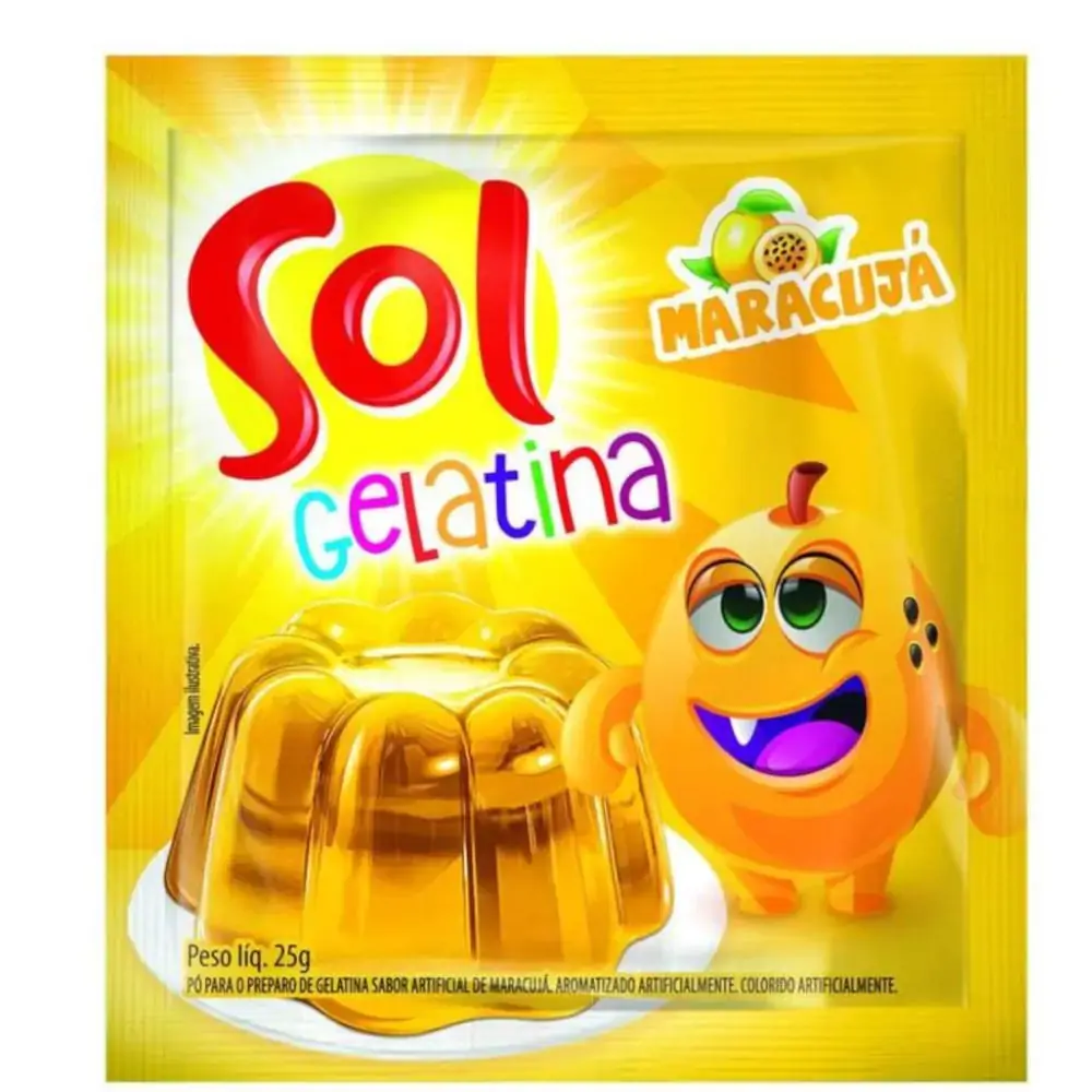 Gelatina Sol Maracuja Sch 25g