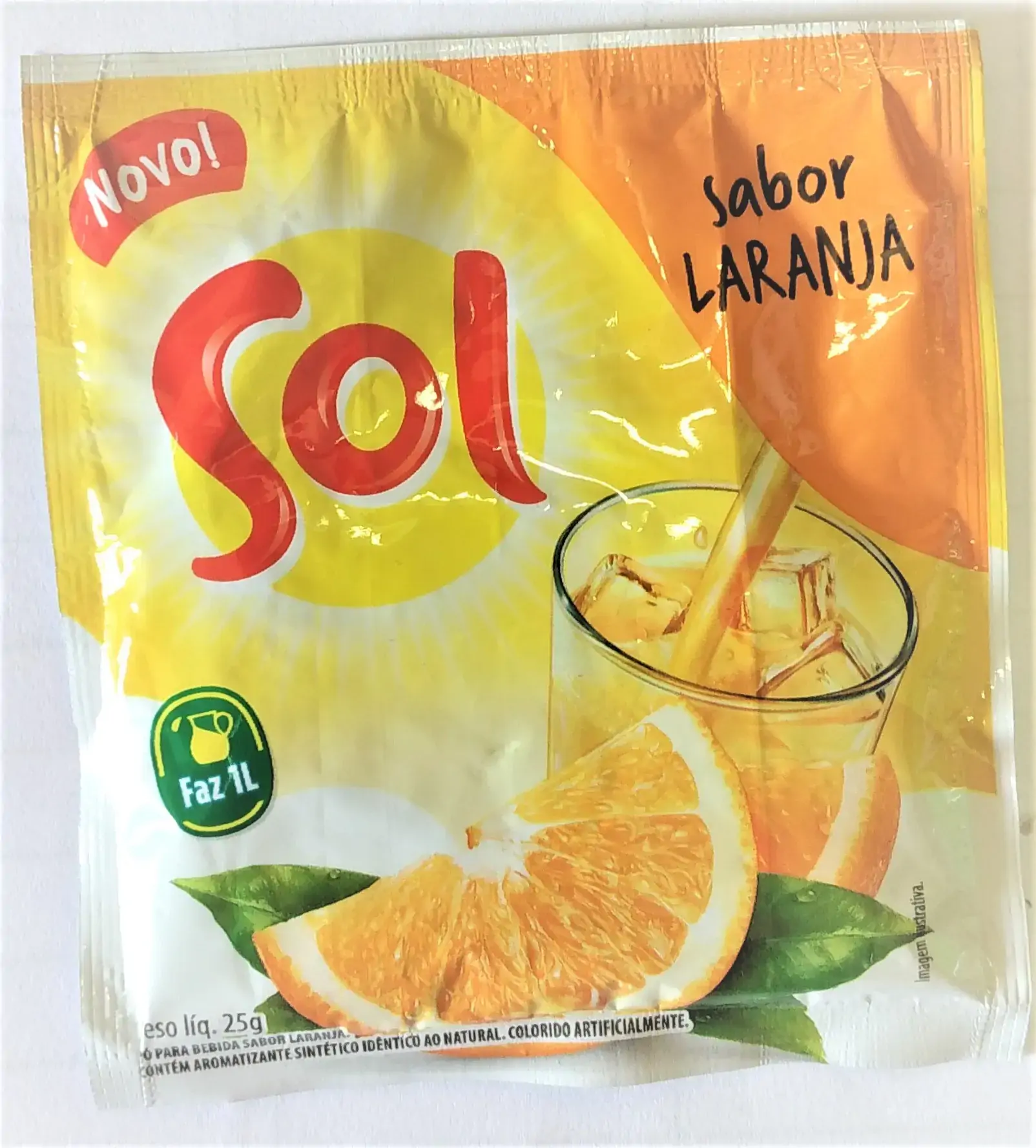 Refr Po Sol Laranja 25g