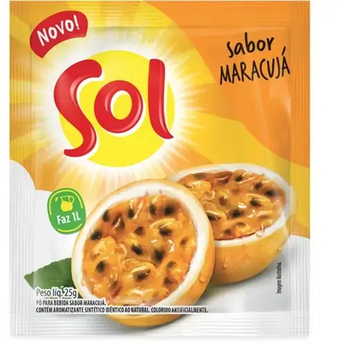 Refresco Sabor Maracuja 25g Sol