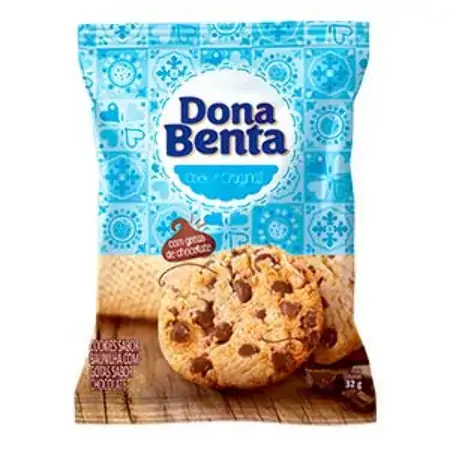 Bisc Cookies Dona Benta 32g Chocolate
