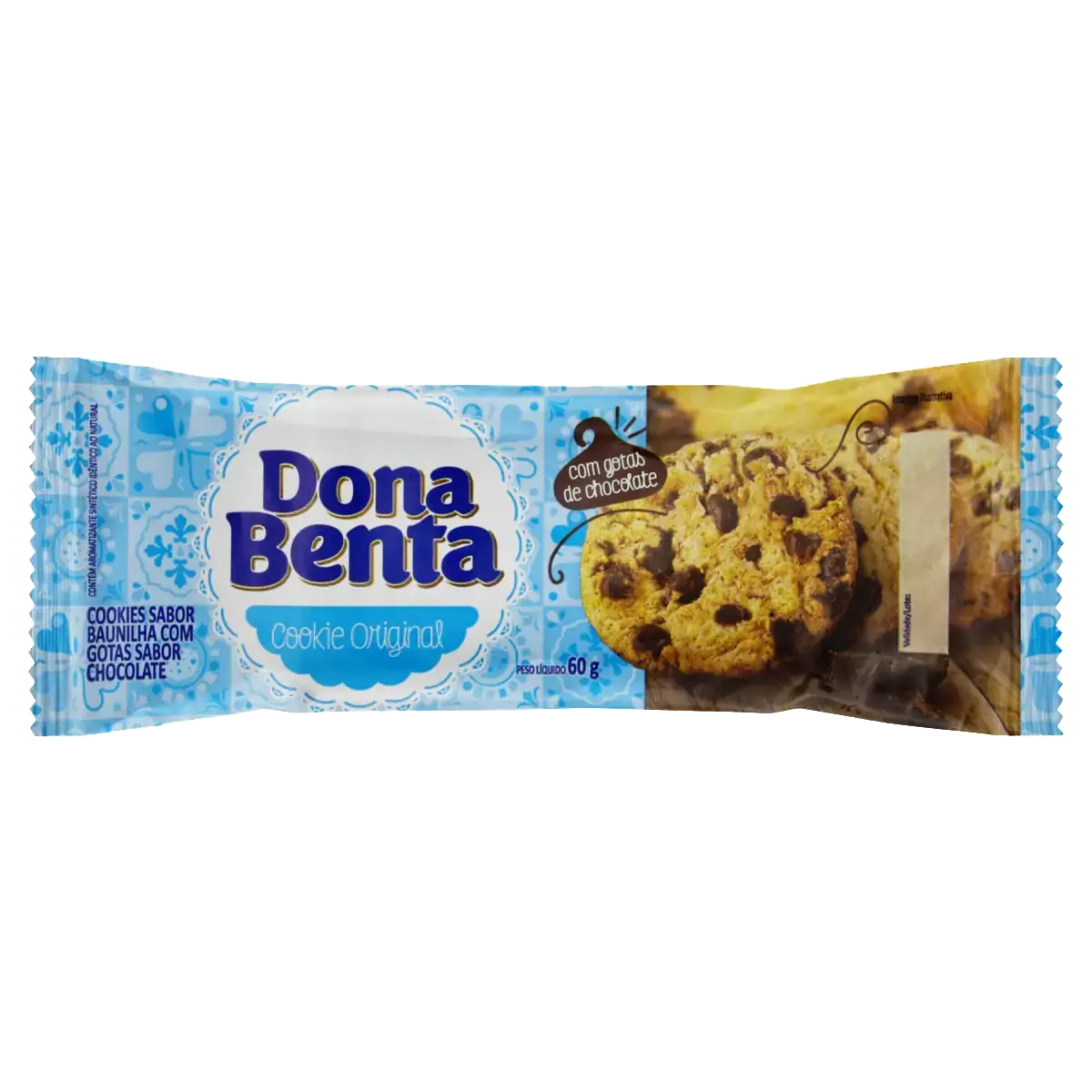 Biscoito Cookie Original Dona Benta Pacote 60g