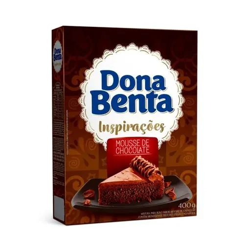 Mistura Para Bolo Mousse De Chocolate Dona Benta Inspirações Caixa 400g