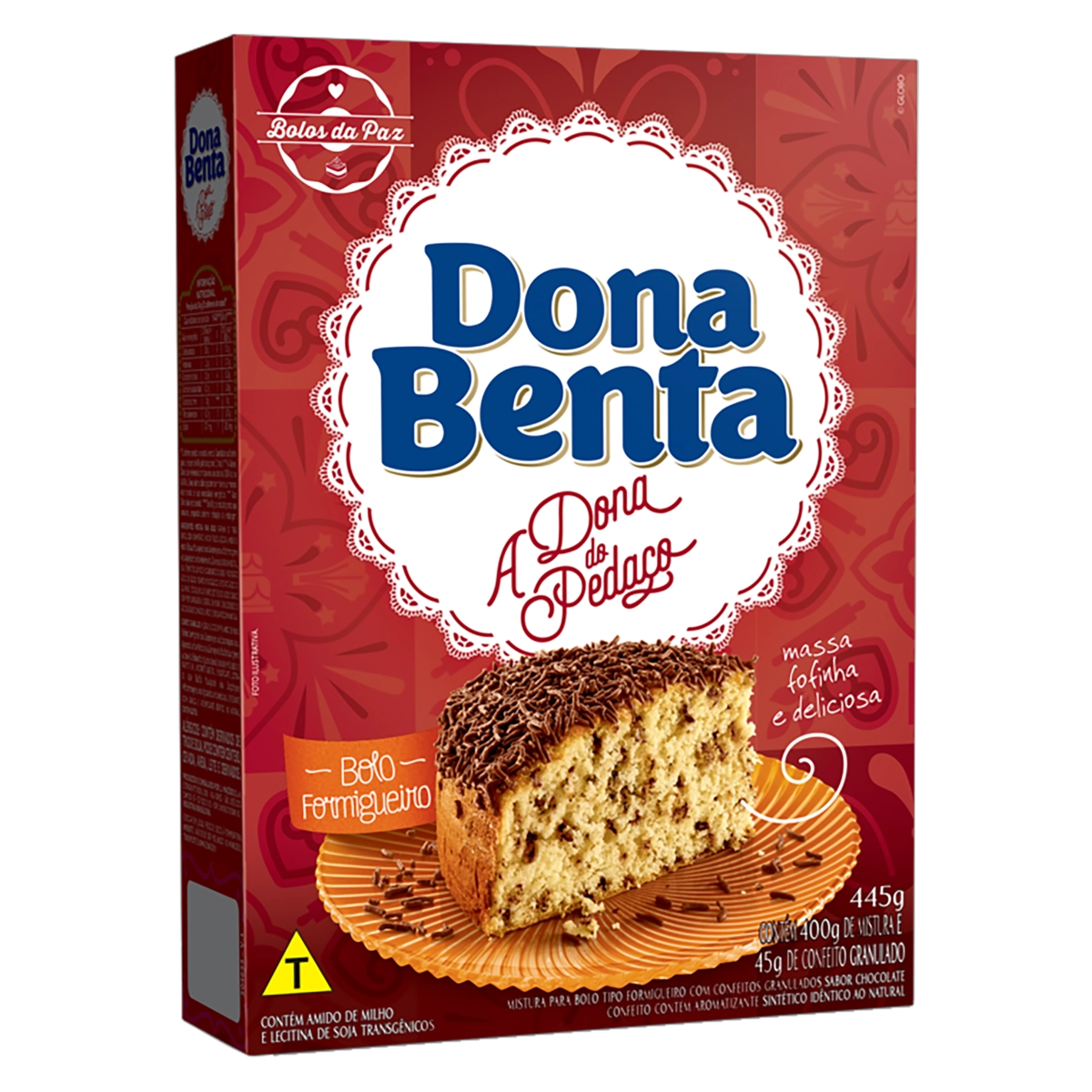 Mistura Para Bolo Formigueiro Dona Benta A Dona Do Pedaço Caixa 445g