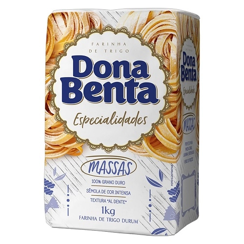 Farinha De Trigo Para Massas Grano Duro Dona Benta Pacote 1kg