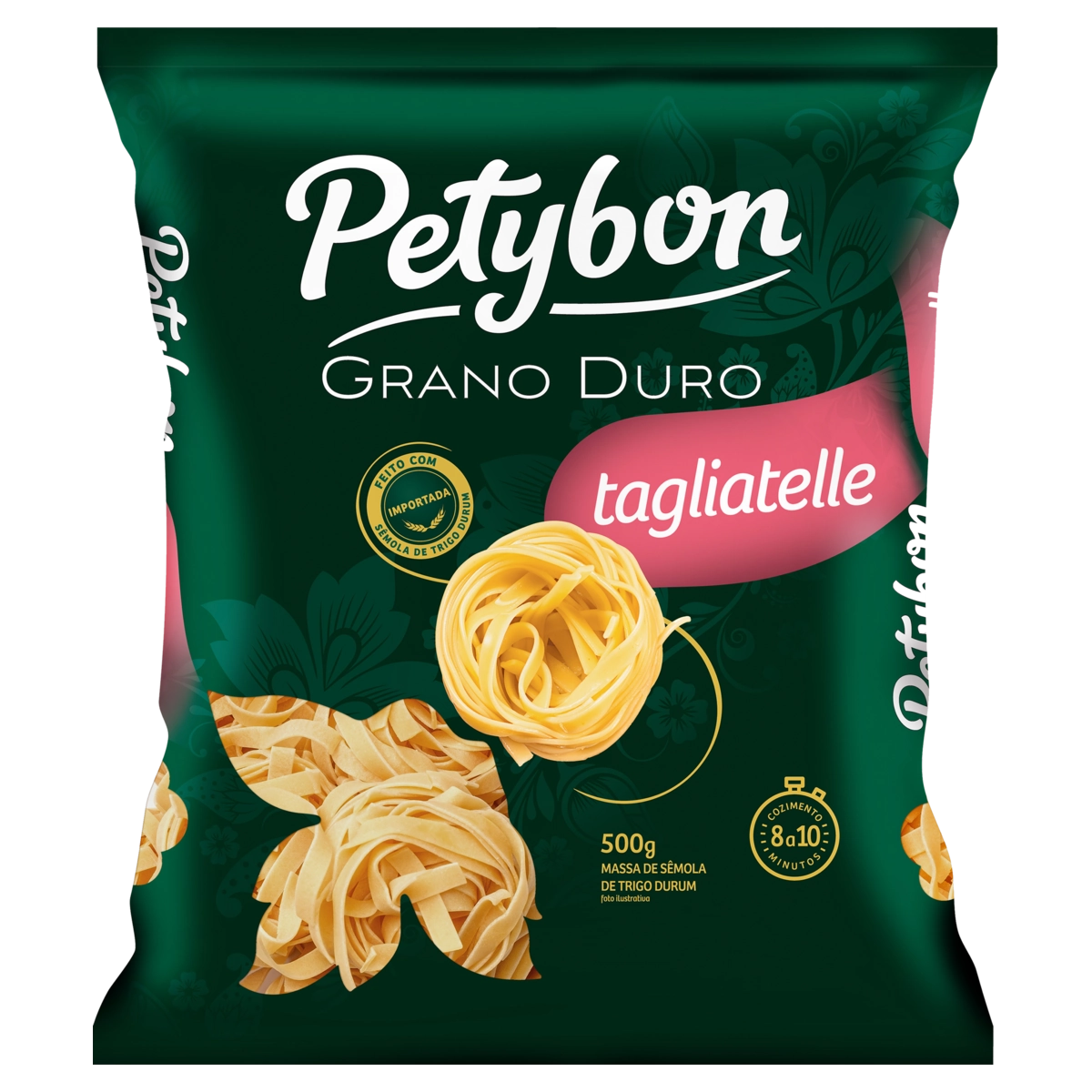 Macarrão De Sêmola De Trigo Grano Duro Tagliatelle Petybon Pacote 500g