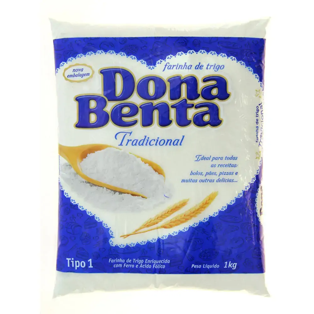 Farinha De Trigo Tipo 1 Tradicional Dona Benta Pacote 1kg