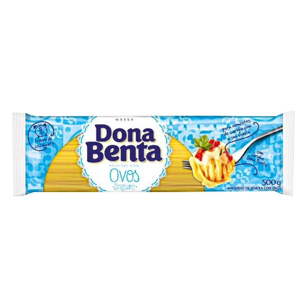Macarrão com Ovos Linguine DONA BENTA Pacote 500g